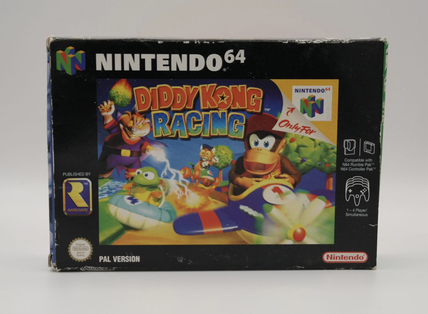 Nintendo 64 Diddy Kong Racing – Boxed N64 Game | 1997 Rare Classic